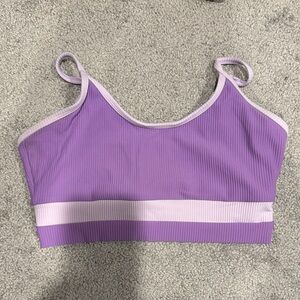 Born Primitive Purple Ribbed sports bra